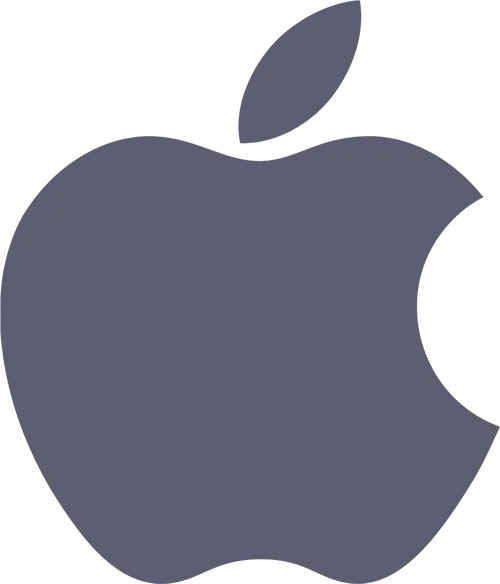 Apple logo.